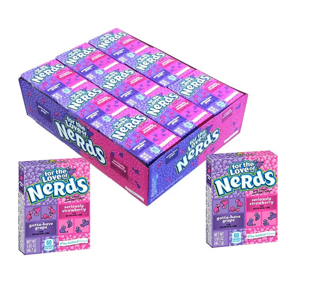 Nerds Strawberry and Grape 1.65oz - 36ct