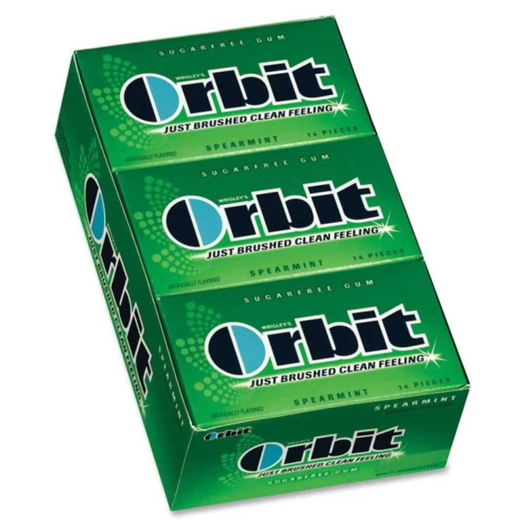Orbit Gum Spearmint - 12ct
