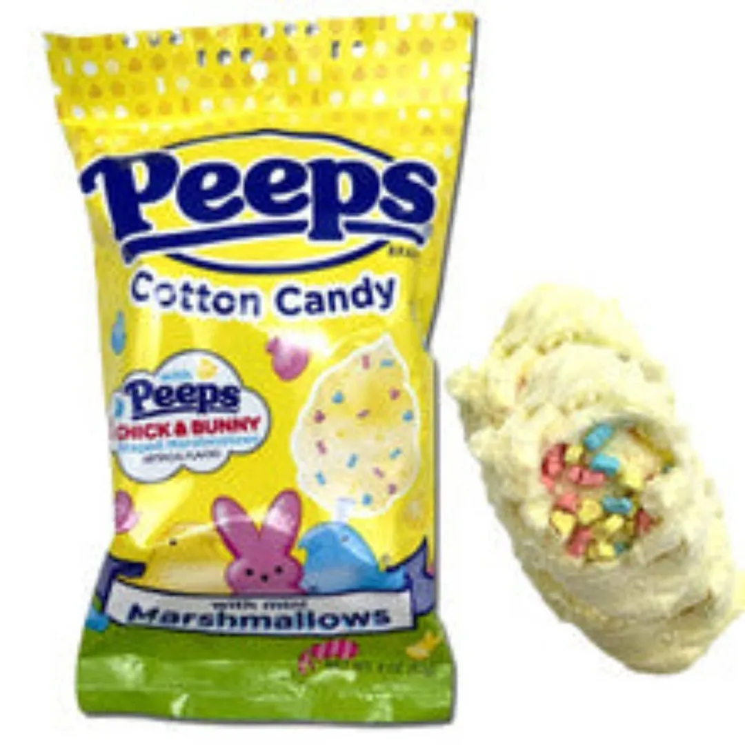 Peeps Cotton Candy With Mini Marshmallows Bag 3oz - 12ct