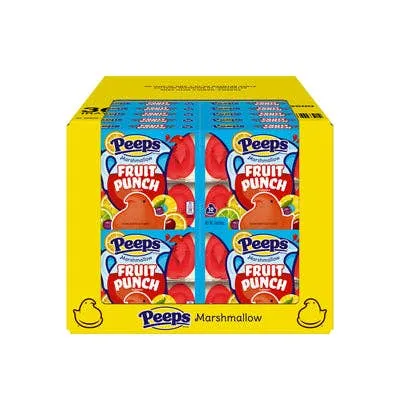 Peeps Fruit Punch Marshmallow Chicks 10pc 3oz - 36ct