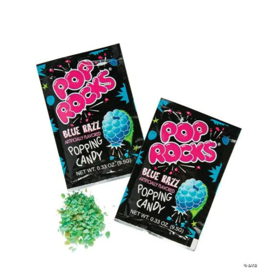 Pop Rocks Blue Razz Popping Candy 0.33oz – 24ct