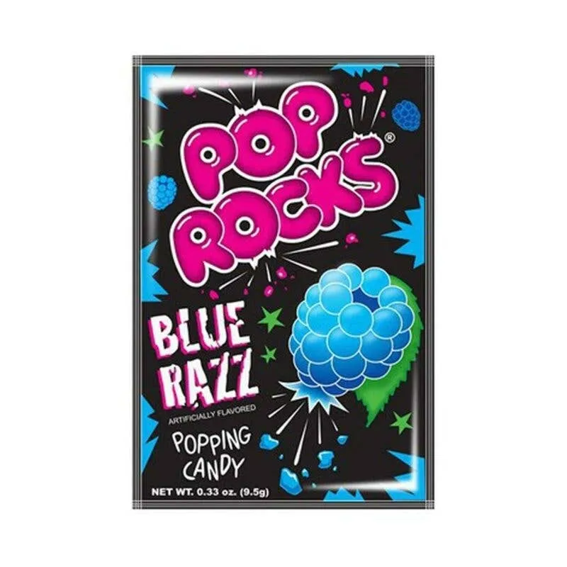 Pop Rocks Blue Razz Popping Candy 0.33oz – 24ct