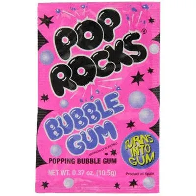 Pop Rocks Bubble Gum Popping Candy 0.33oz – 24ct