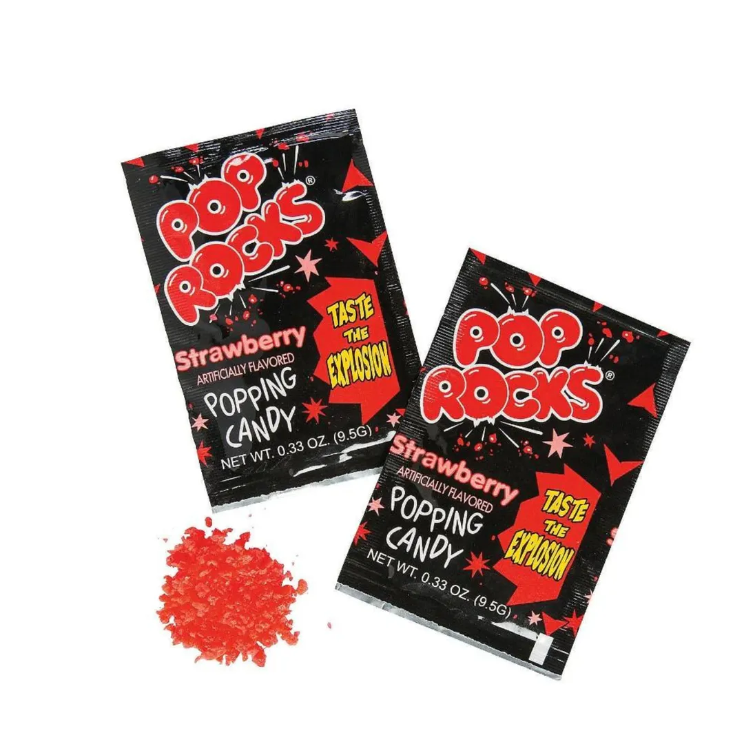 Pop Rocks Strawberry Popping Candy 0.33oz – 24ct