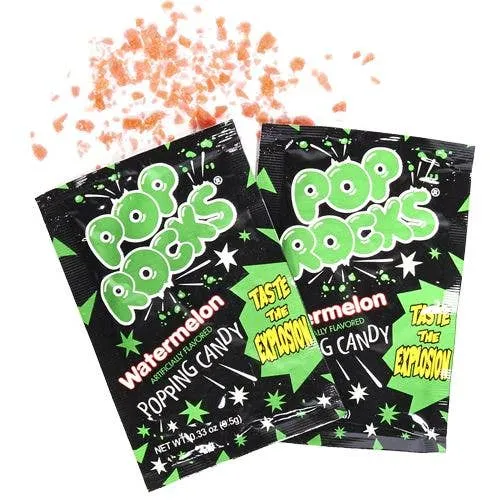 Pop Rocks Watermelon Popping Candy 0.33oz – 24ct