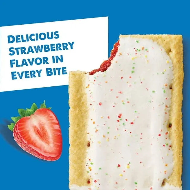 Pop Tarts Frosted Strawberry 3.67oz - 6ct