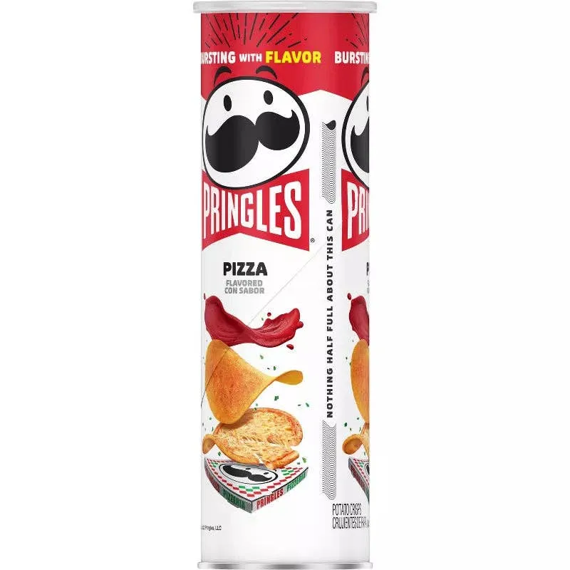 Pringles Pizza Flavored Potato Crisps Chips 5.5oz - 14ct