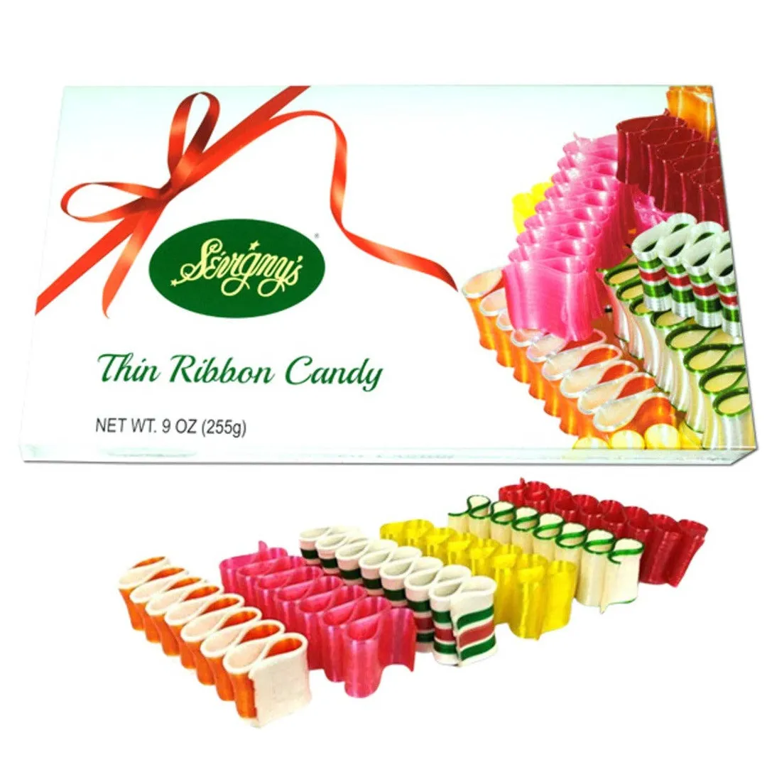Sevigny's Thin Ribbon Candy White Box 9oz - 12ct