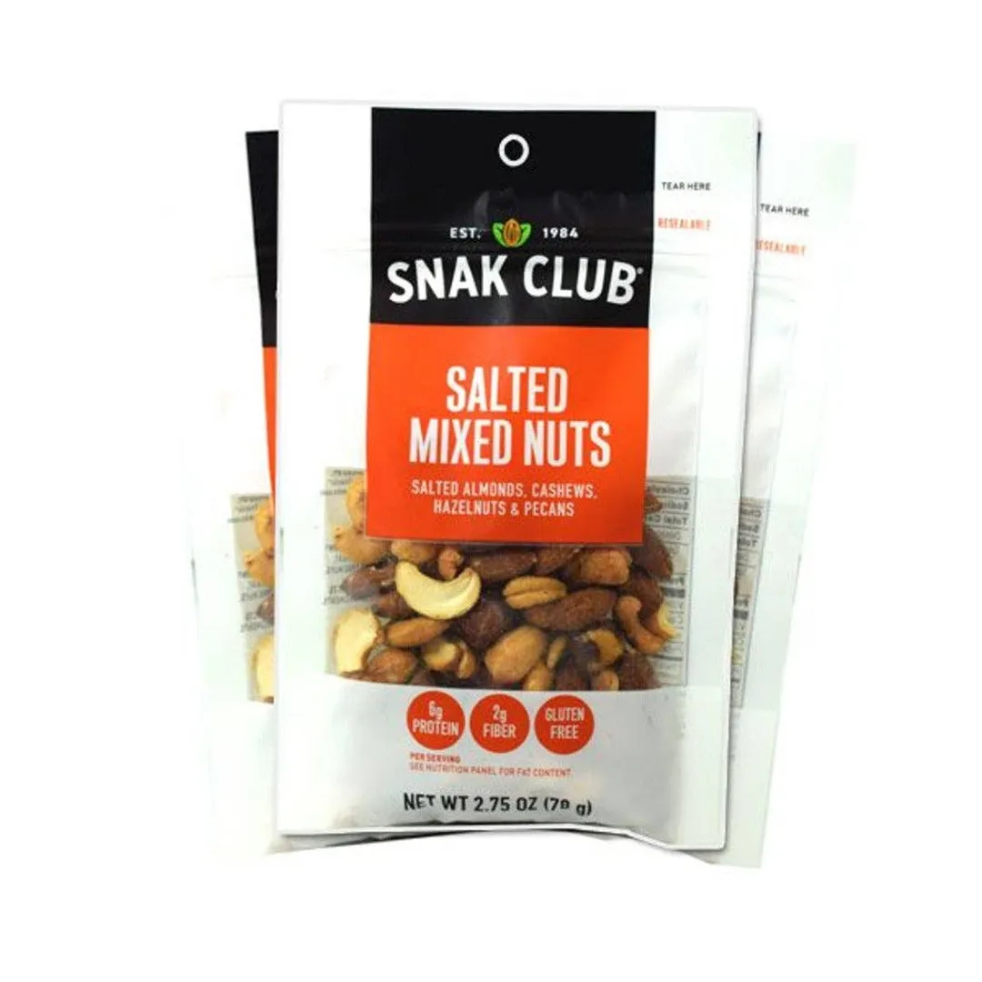 Snak Club Mixed Nuts  2.75oz - 6ct