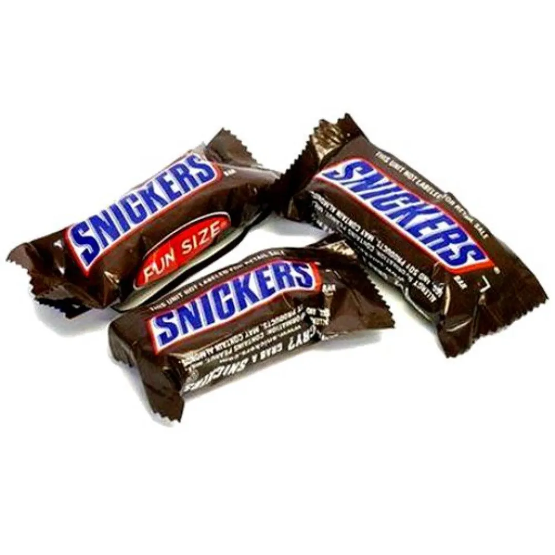 Snickers Fun Size Bulk Box - 20lb