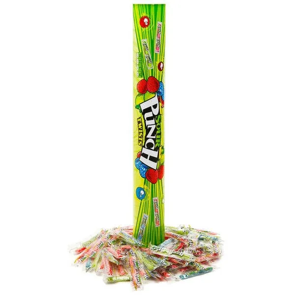 Sour Punch Mega Tube Bank 2 Feet Tall - 3ct
