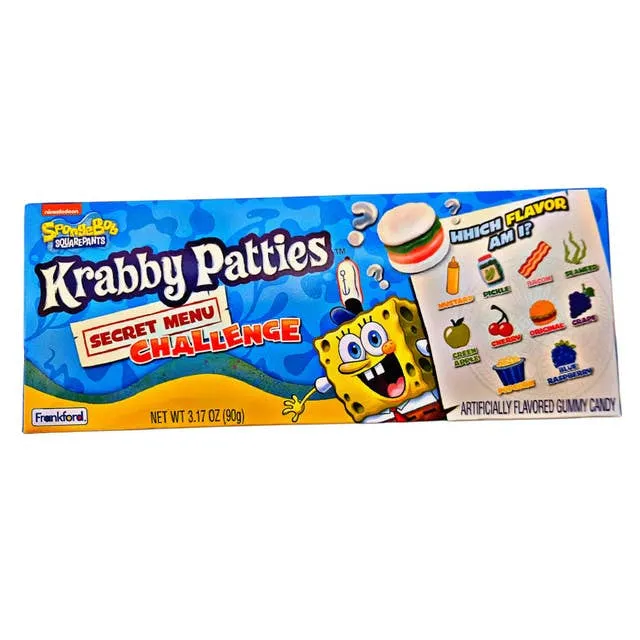 SpongeBob Krabby Patties Secret Menu Challenge 3.17oz - 9ct