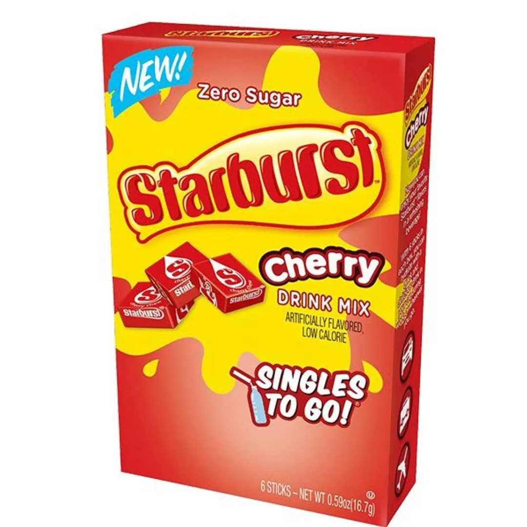 Starburst Cherry Drink Mix 0.59oz - 12ct