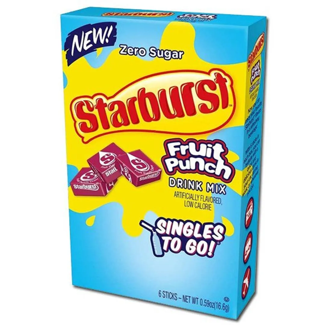 Starburst Fruit Punch Drink Mix 0.59oz - 12ct