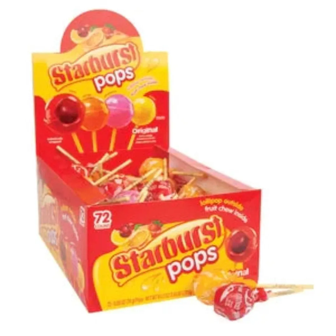 Starburst Pops .85oz - 72ct