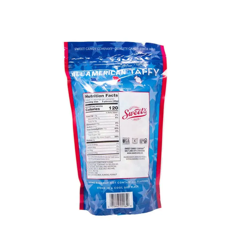 Sweet's Salt Water Taffy American Mix 12oz - 12ct