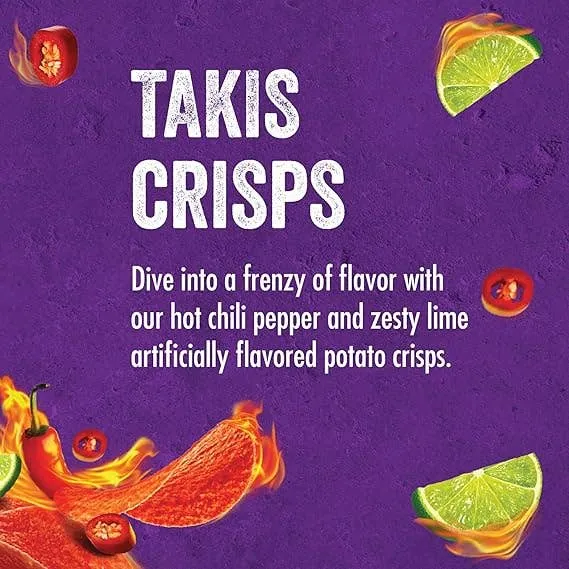 Takis Fuego Crisps 5.5oz - 15ct