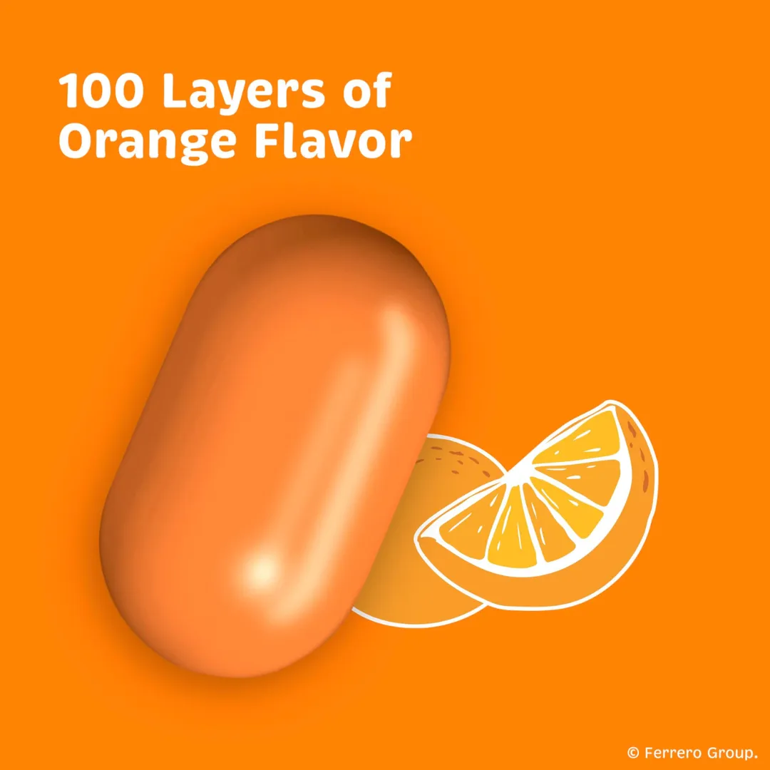 Tic Tac T100 Orange Flavored Mints 1.7oz - 12ct