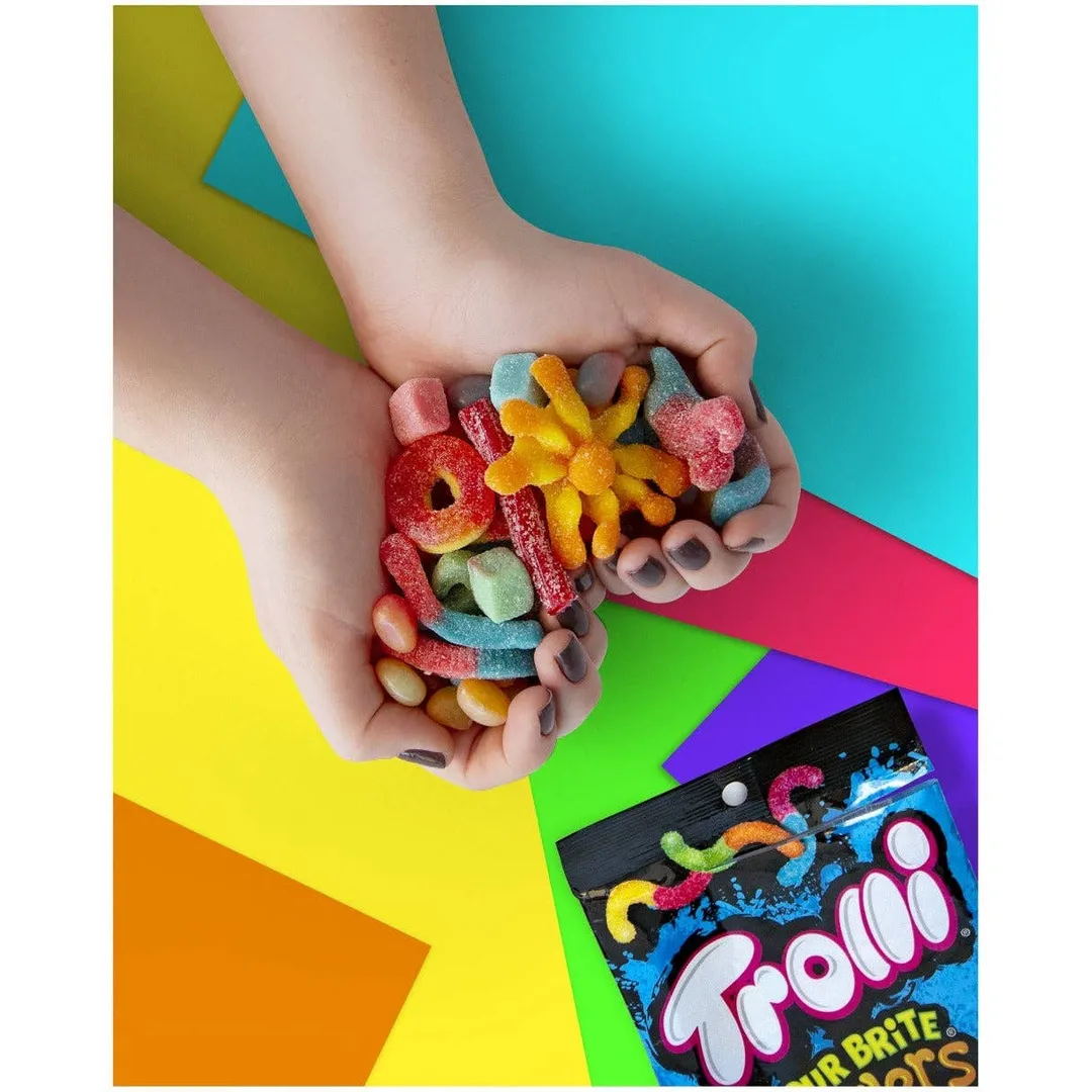 Trolli Sour Brite Crawlers Theater Box  3.5oz - 12ct