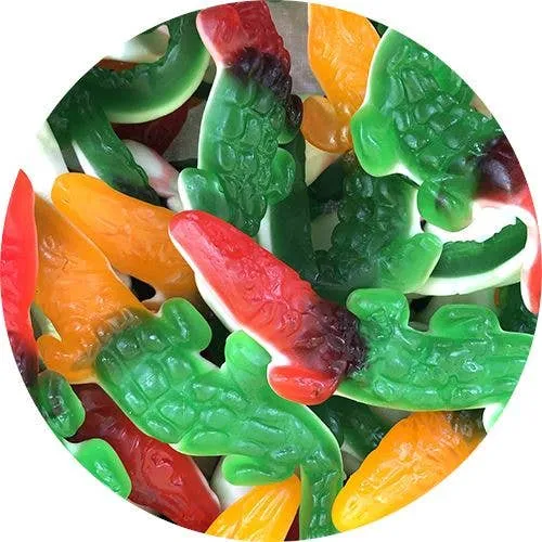 Vidal Gummi Crocodiles Bulk  4.4lb -  1ct