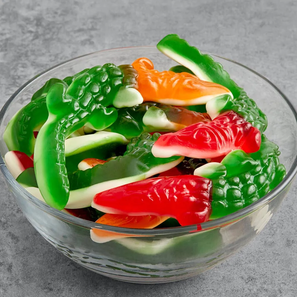 Vidal Gummi Crocodiles Bulk  4.4lb -  1ct