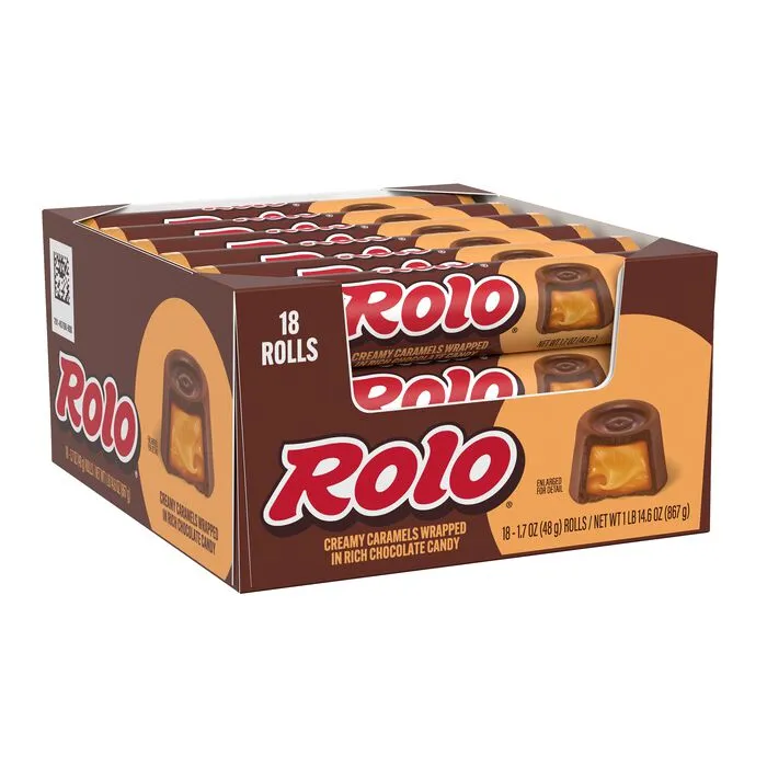Rolos Chewy Caramels Rolls 1.7oz 18ct