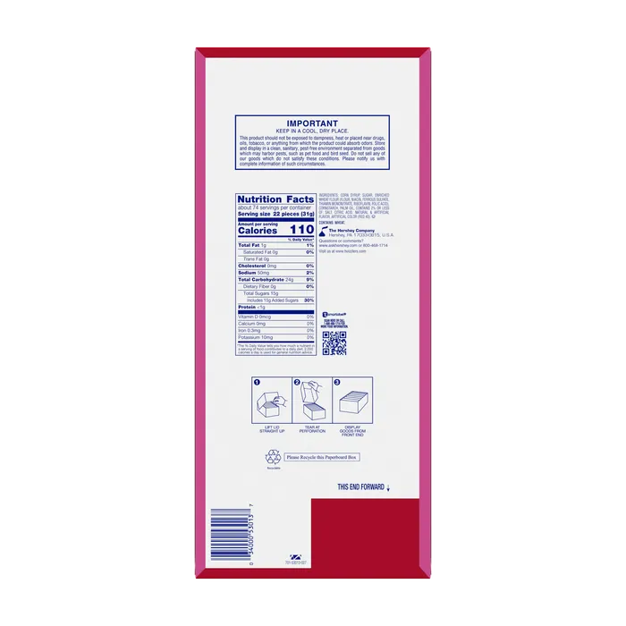 Twizzlers Cherry Nibs 2.25oz -  36ct