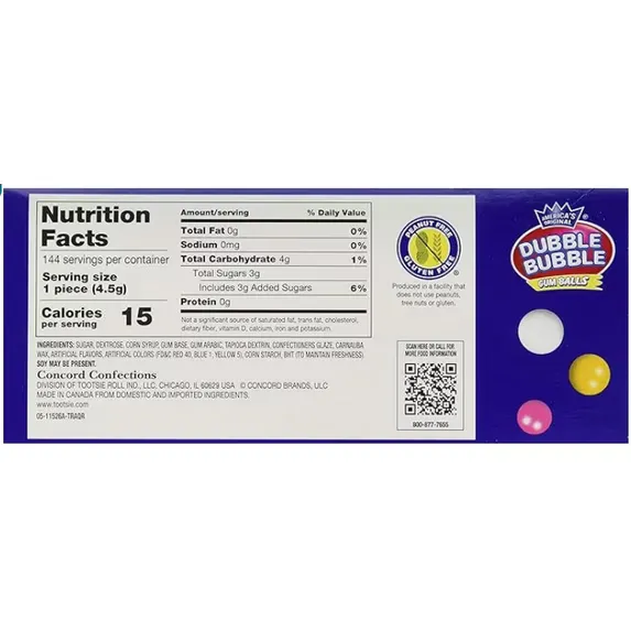 Dubble Bubble Gum Balls - 36ct