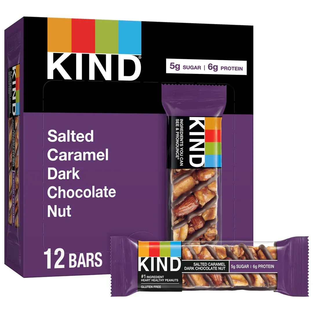Kind Salted Caramel Dark Chocolate Nut Bar  1.4oz - 12ct