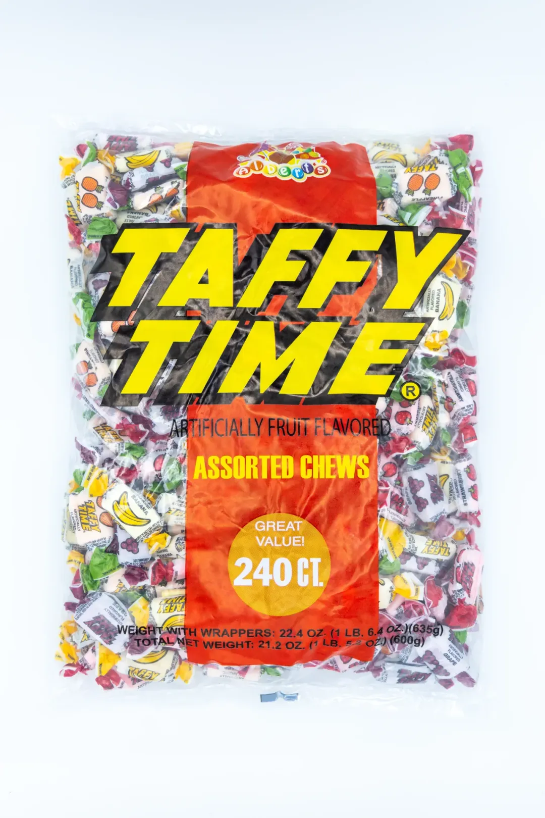 Albert's Taffy Time Chews Candy 21.2oz - 3ct