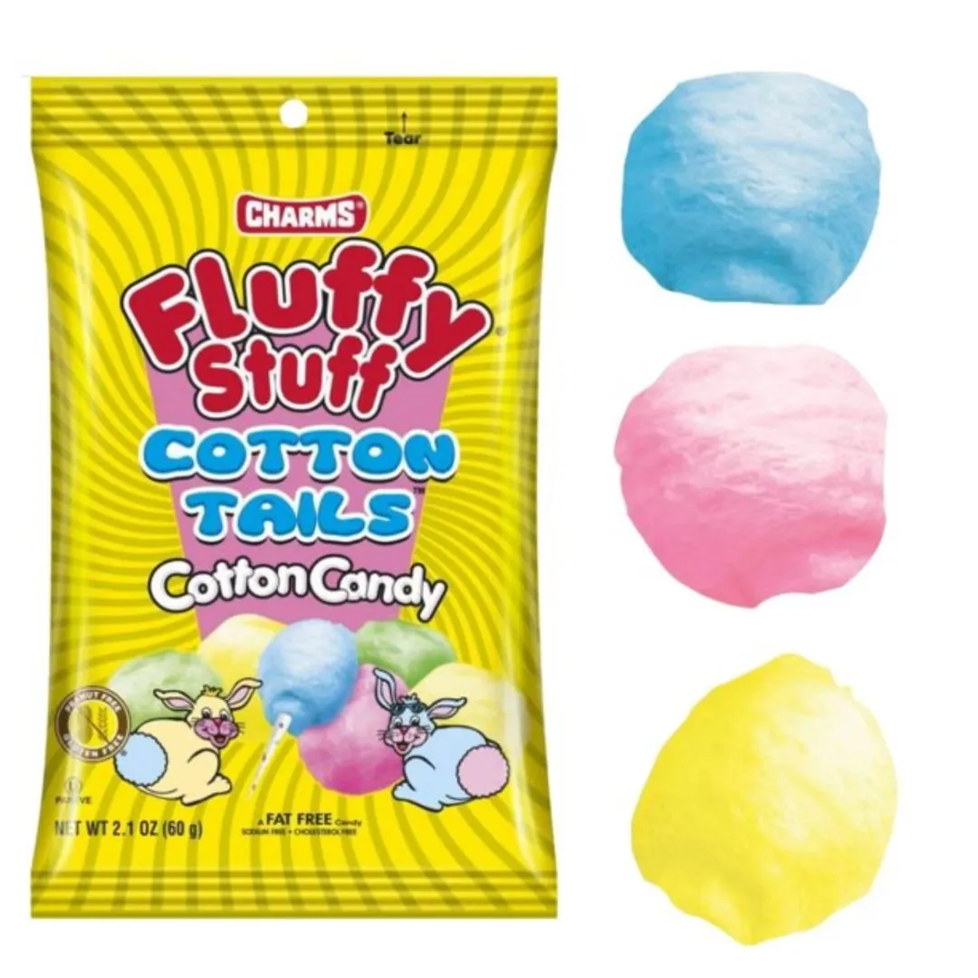 Fluffy Stuff Cotton Tail Cotton Candy 2.1oz - 24ct