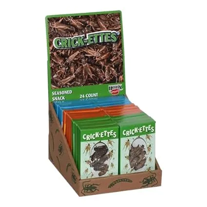 Hotlix Real Crickets Snacks Salt & Vinegar 1g - 24ct