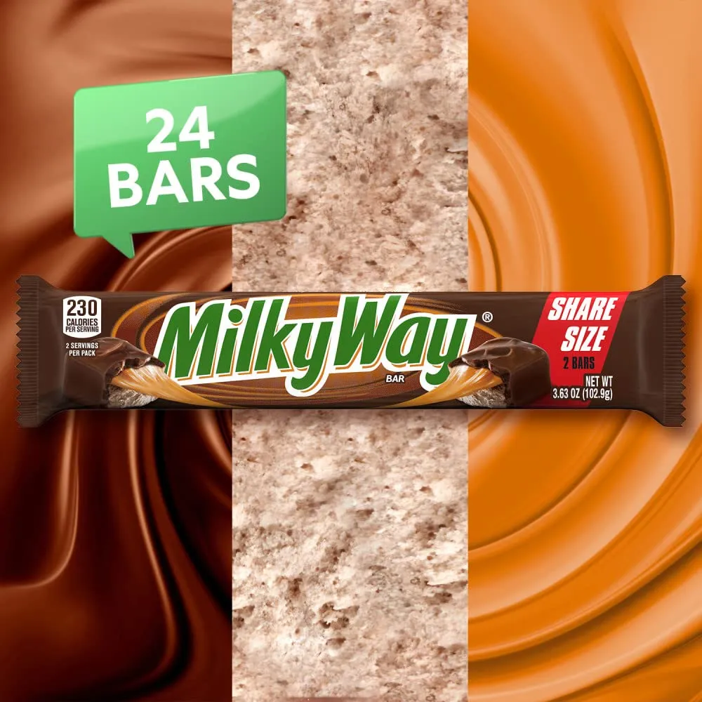 Milky Way Share Size Bar 3.63oz - 24ct