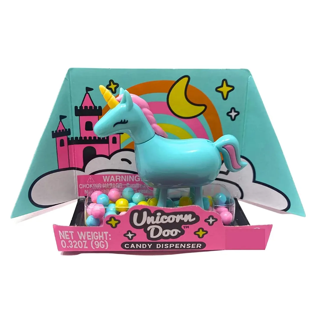 Kidsmania Unicorn Doo Doo Candy & Dispenser .32oz - 12ct