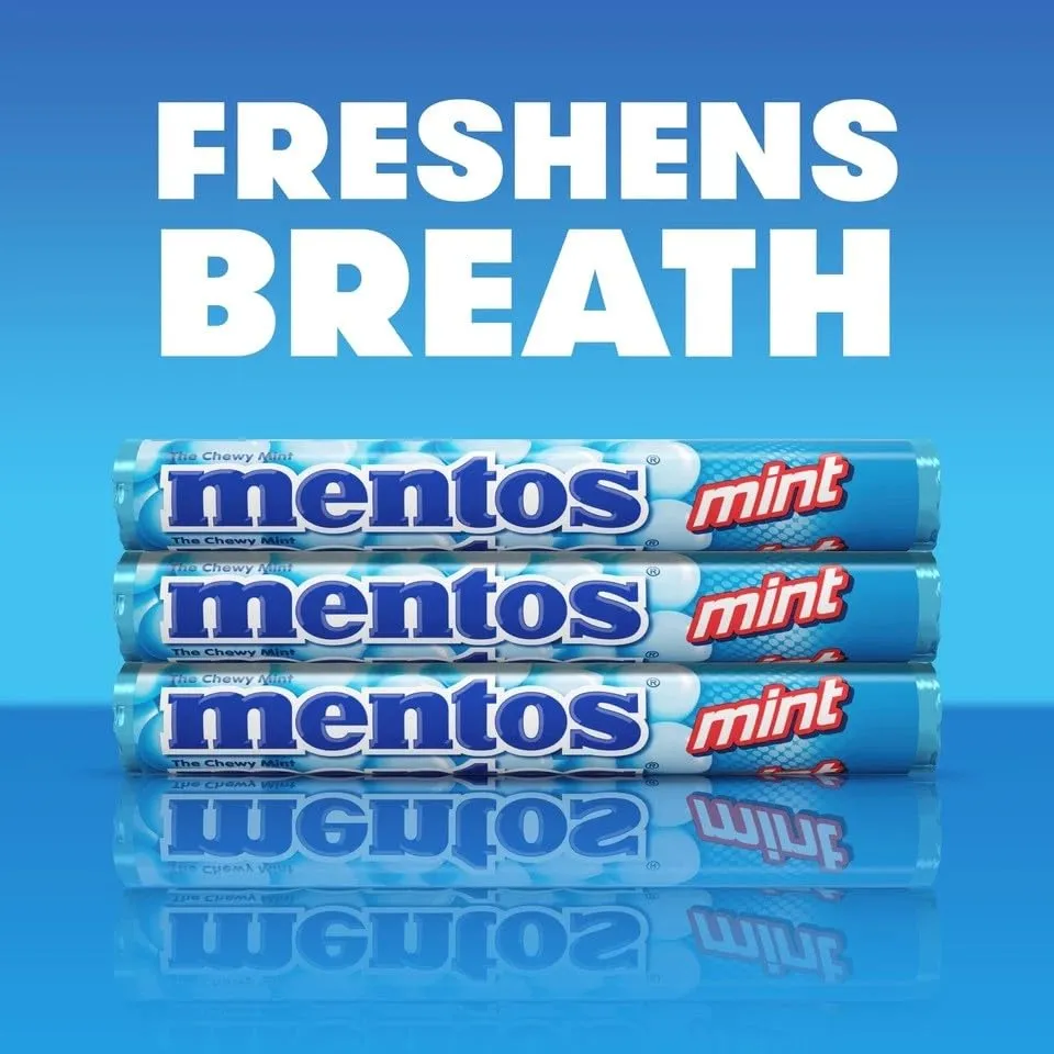 Mentos Chewy Mints Mint 1.32oz - 15ct