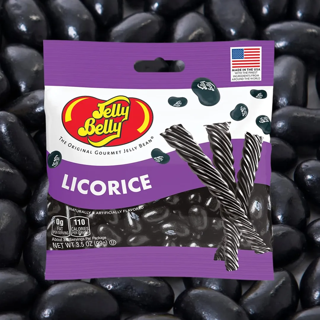 Jelly Belly Black Licorice Jelly Beans 3.5oz - 12ct