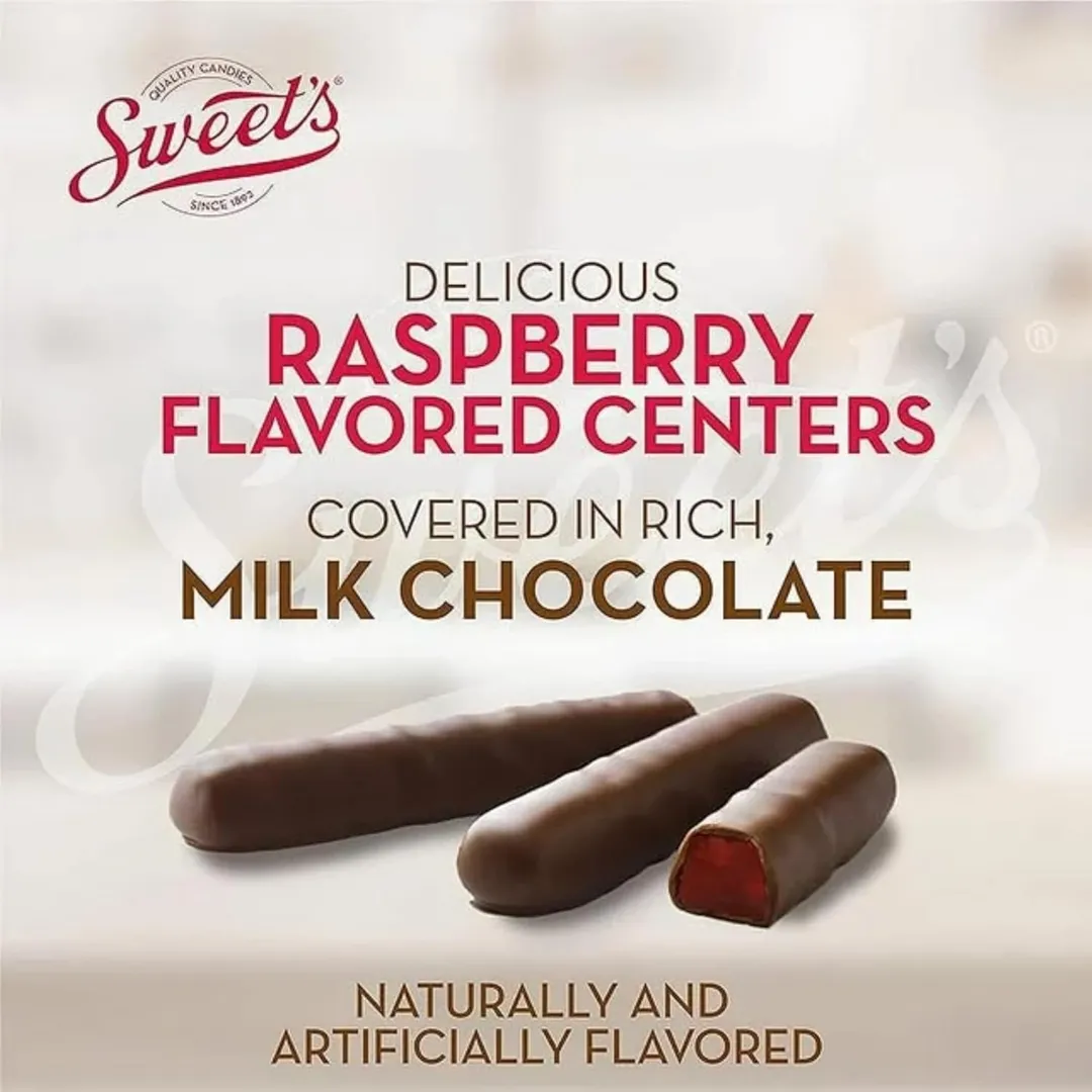 Sweet's Milk Chocolate Sticks Raspberry 10.5oz - 6ct
