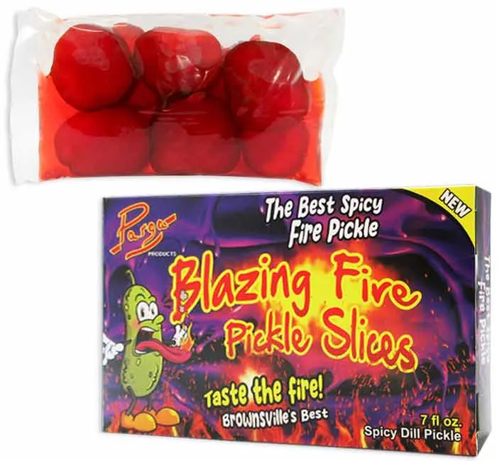 Parga Blazing Fire Dill Pickle Box 7oz - 12ct