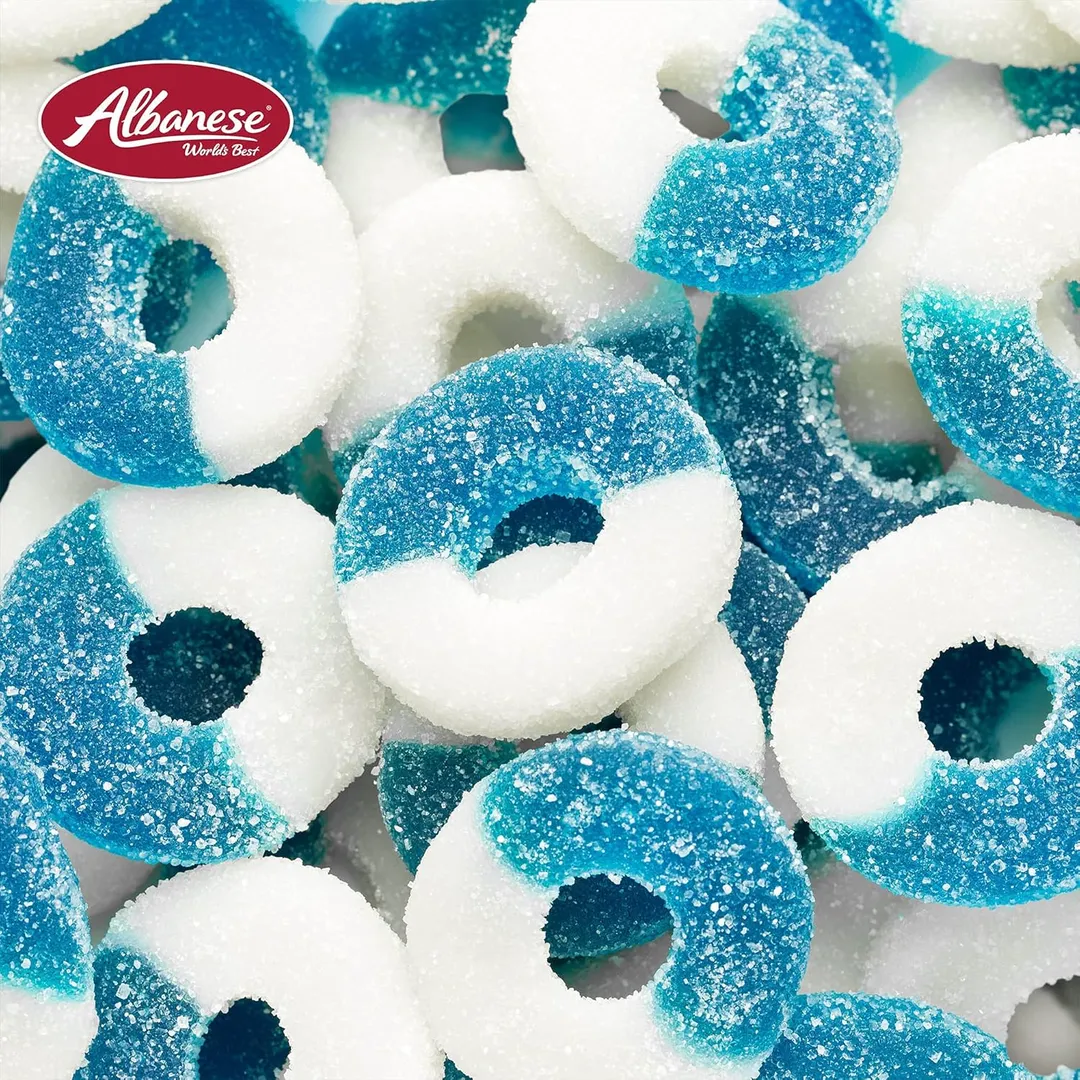 Albanese Blue Raspberry Rings 4.5lb