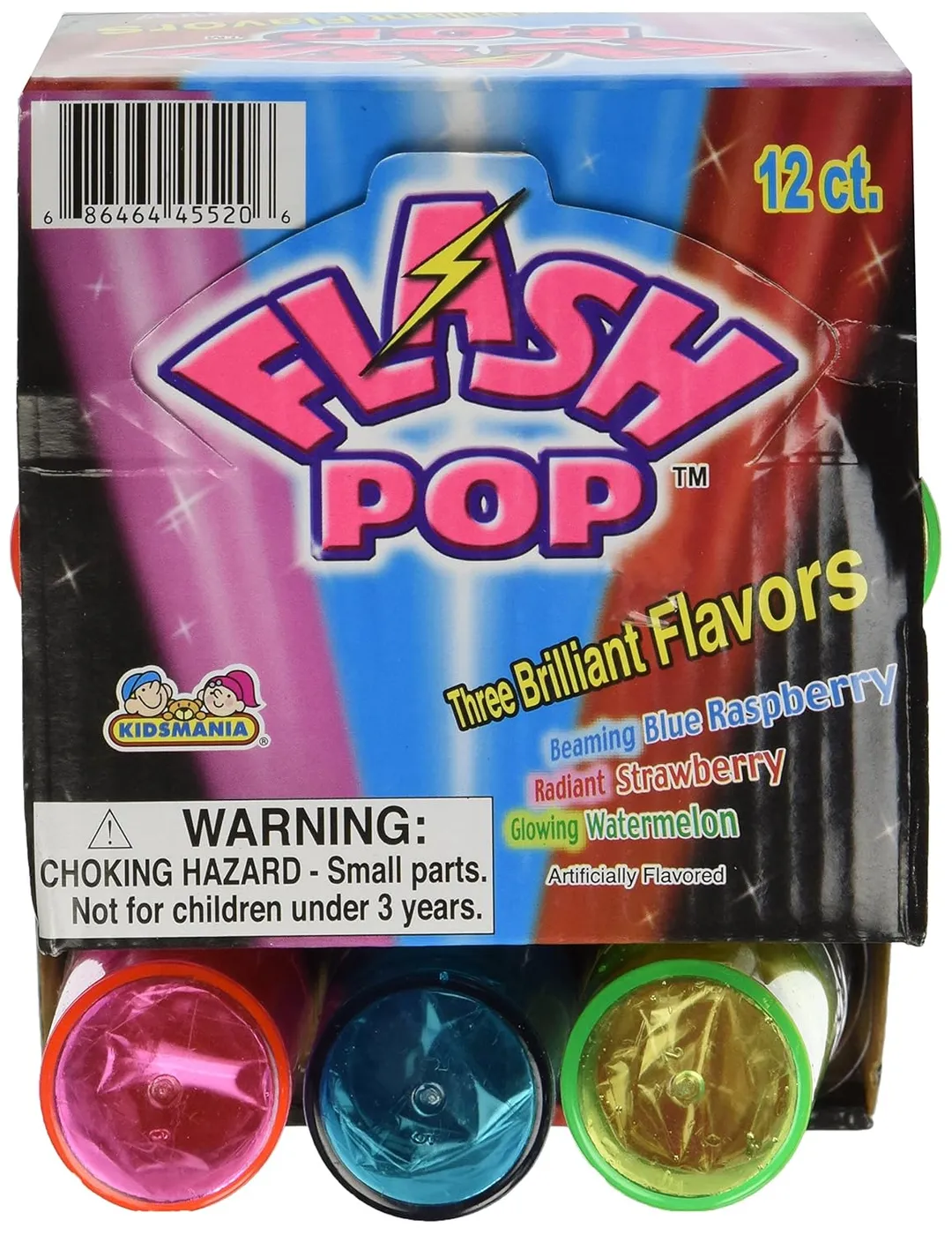 Kidsmania Flash Pops 1.2oz - 12ct