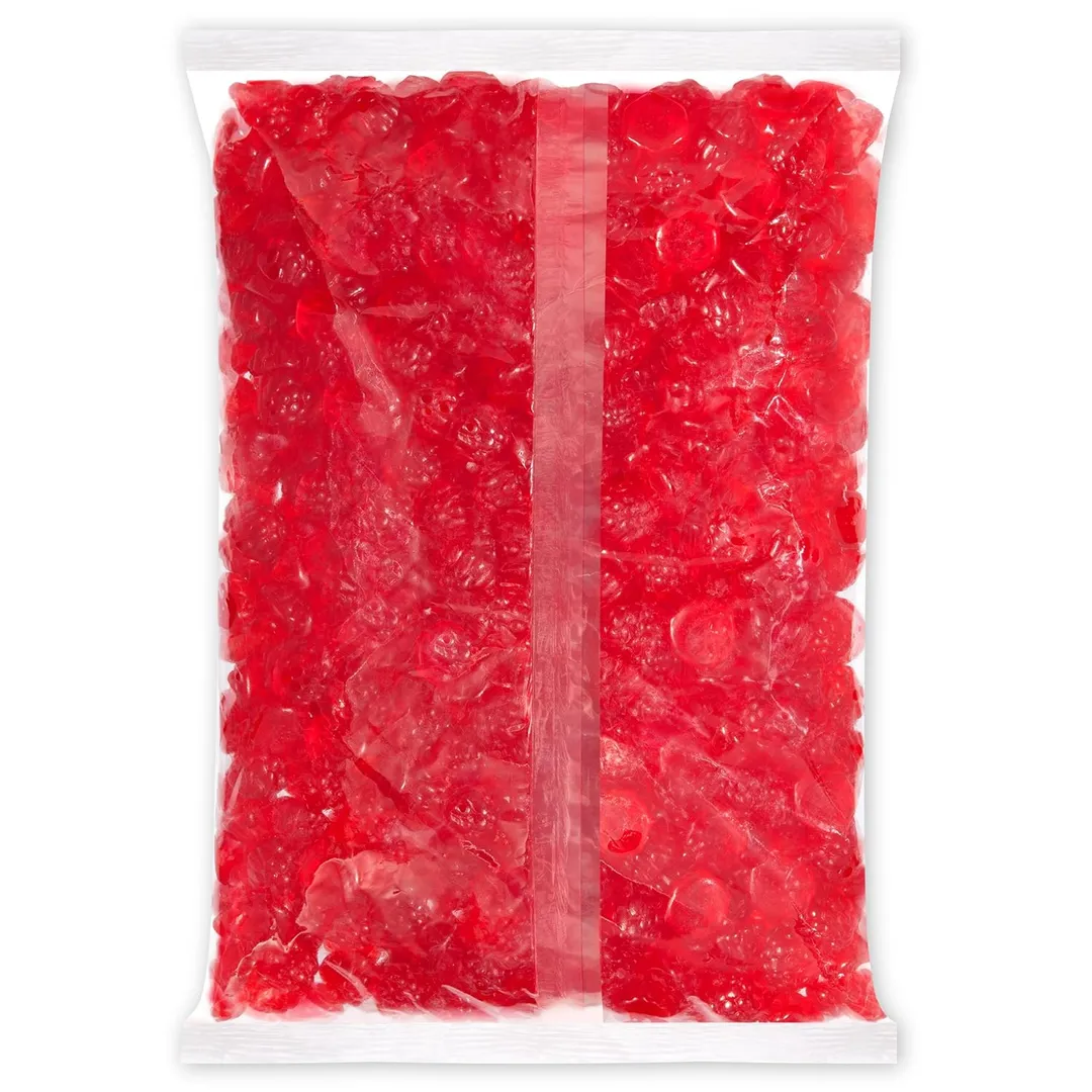 Albanese Gummi Raspberry Berry Red Bulk - 5lb