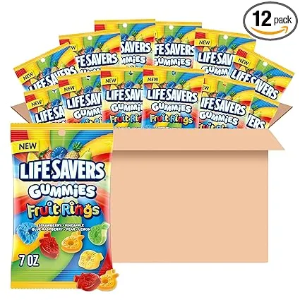 LifeSavers Gummies Fruit Rings 7oz - 12ct