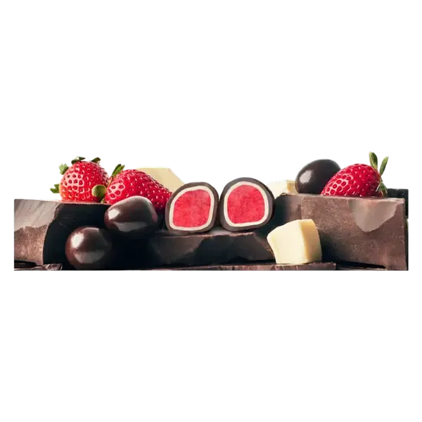Tru Fru Strawberries White & Dark Choc 3.4oz - 6ct