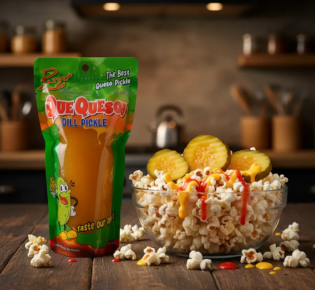 Parga Ruff Queso Dill Pickle Pouch - 16ct