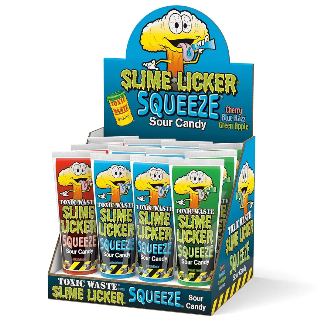 Toxic Waste Slime Licker Squeeze 2.47oz - 12ct