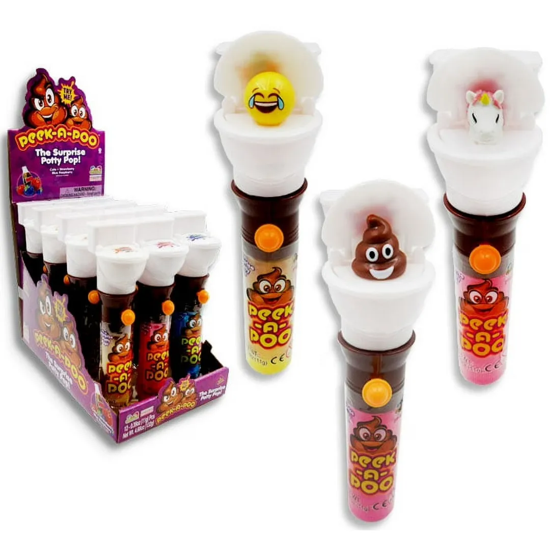 Kidsmania Peek A Poo Candy - 12ct