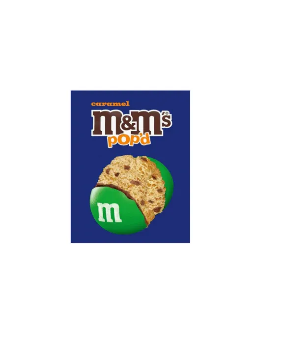 M&M'S Pop'd Freeze Dried Caramel Chocolate Candy 5.5oz 8ct
