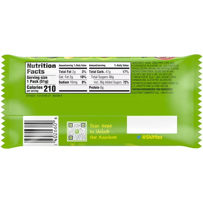 Skittles Sour 1.8oz - 24ct