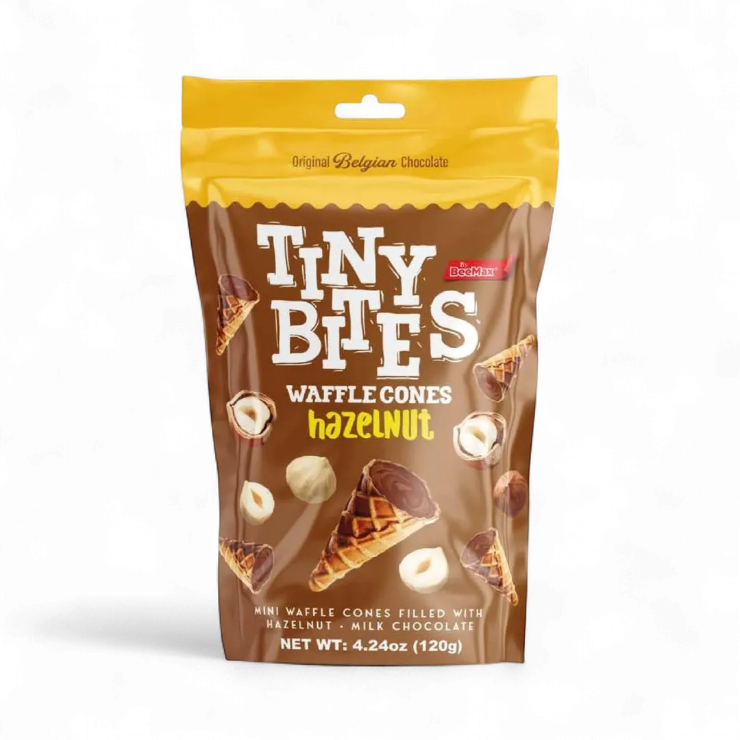 Beemax Tiny Bites Hazelnut Waffle Cones 4.24oz - 12ct