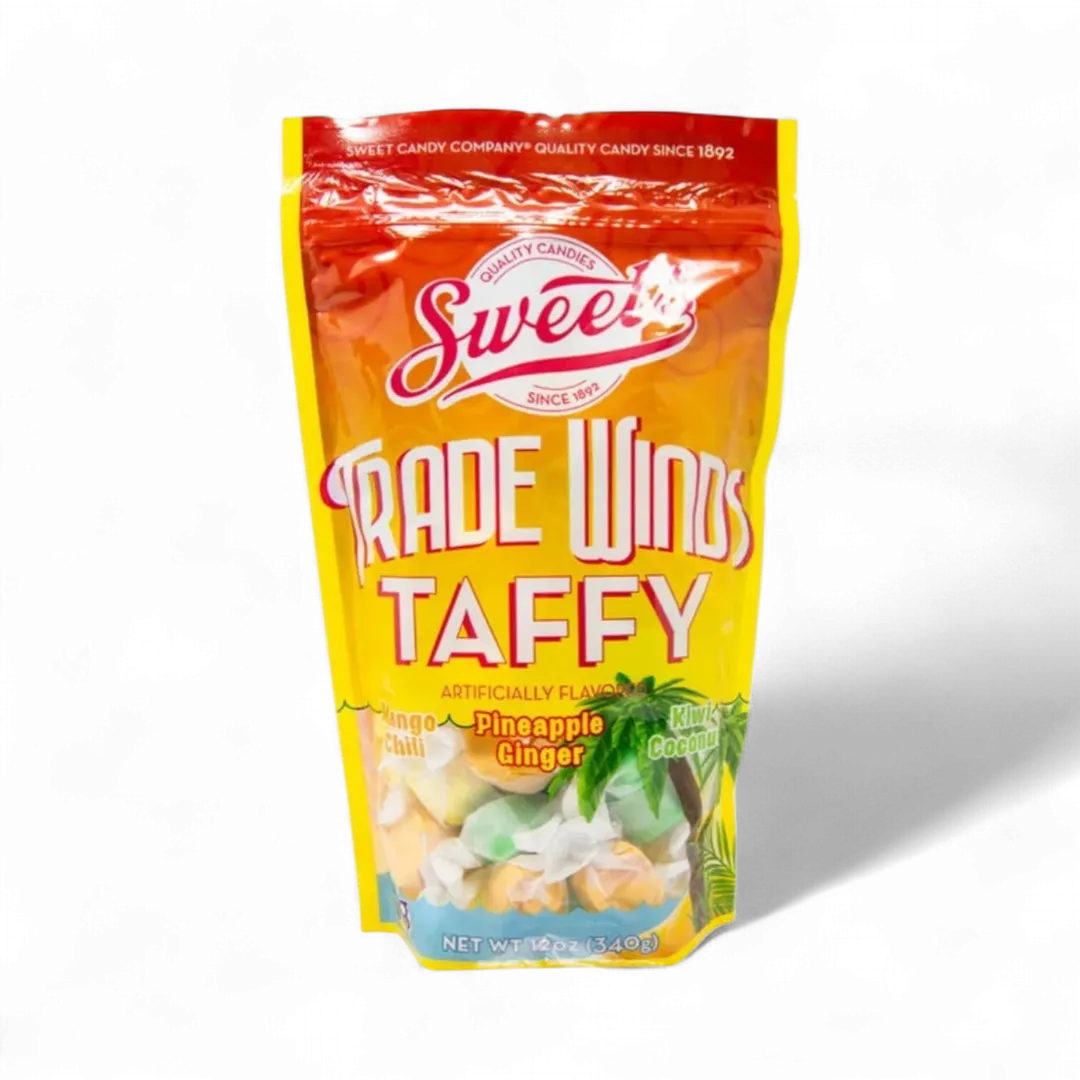 Sweet's Trade Winds Flavor Taffy 12oz - 12ct